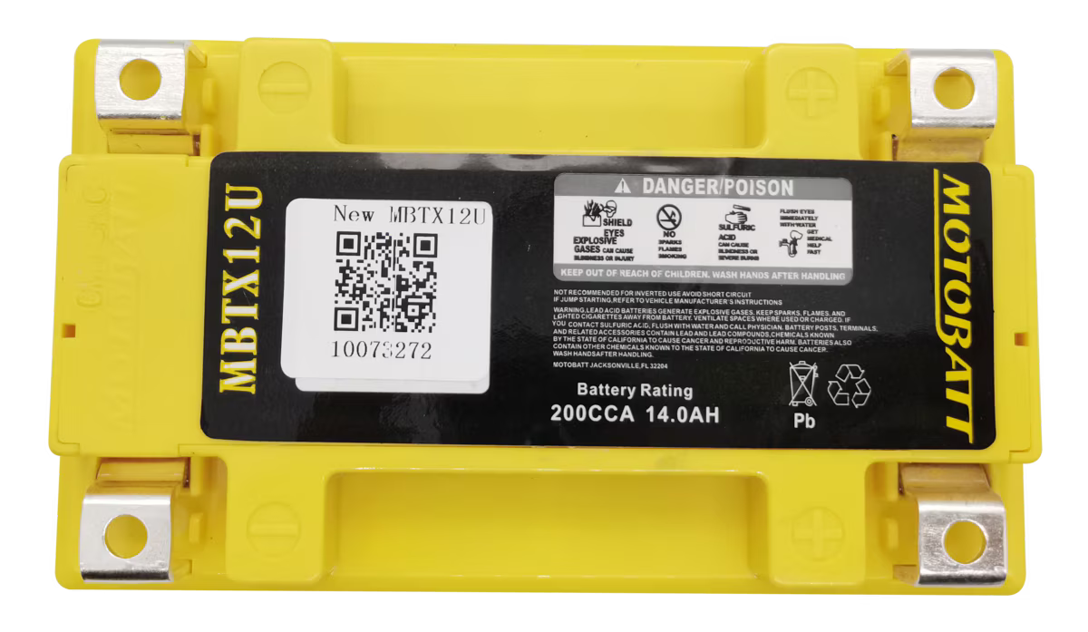 Batería Motobatt MBTX12U AGM