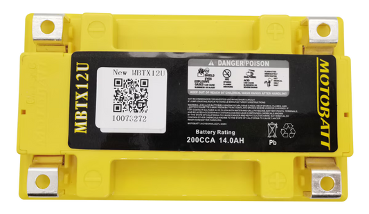 Batería Motobatt MBTX12U AGM