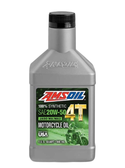 Aceite AMSOIL 20W50 4T 100% SINTETICO