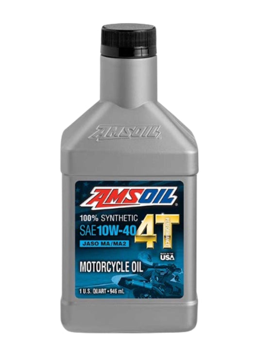 Aceite AMSOIL 10W40 4T 100% SINTETICO