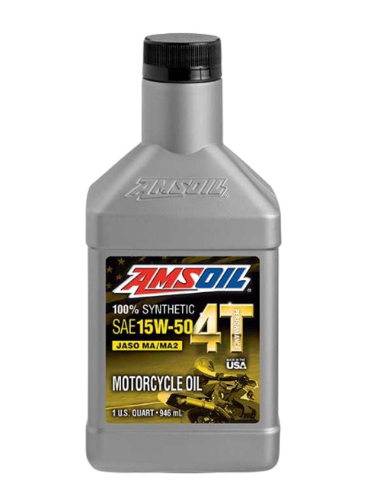Aceite AMSOIL 15W50 4T 100% SINTETICO
