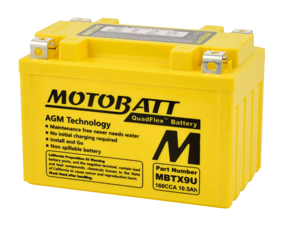 Batería Motobatt MBTX9U AGM