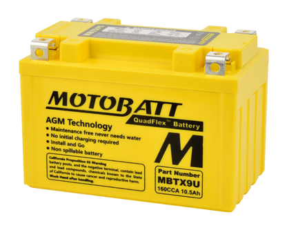 Batería Motobatt MBTX9U AGM
